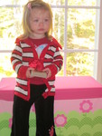 She loves her sweaters, too.