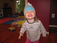 Swim diaper hat!
