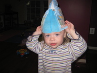 Swim diaper hat!