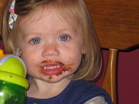 Messy face