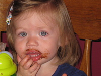 Messy face
