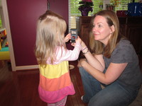 Sofie and Mommy