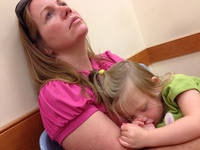 Asleep at the doctor's office