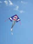 Flying a kite