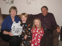 Christmas morning with MomMom and Gramps